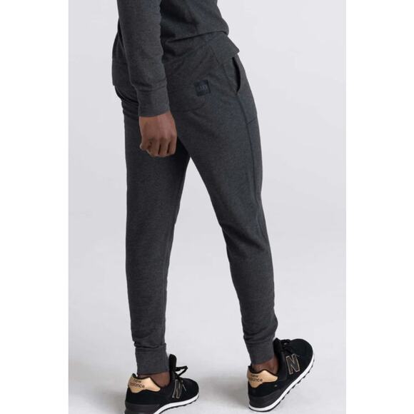 SAXX 3Six Five Lounge Sweatpant Black Heather(Dark Gray) Pants Men Sz XL NWT - Picture 3 of 12